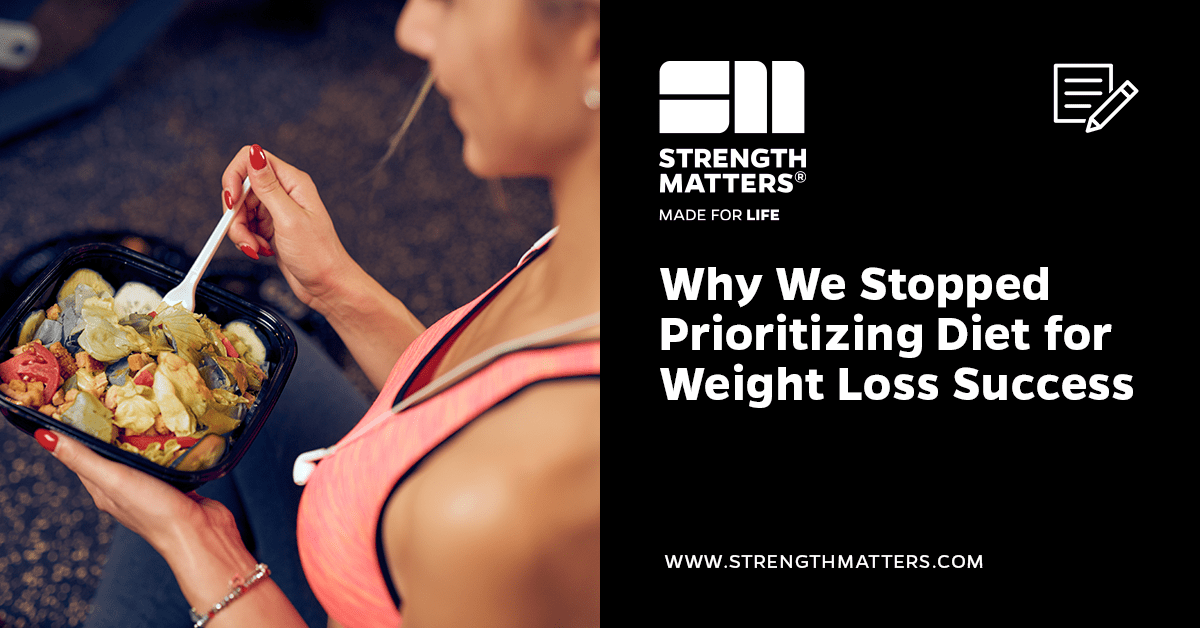 Why We Stopped Prioritizing Diet for Weight Loss Success
