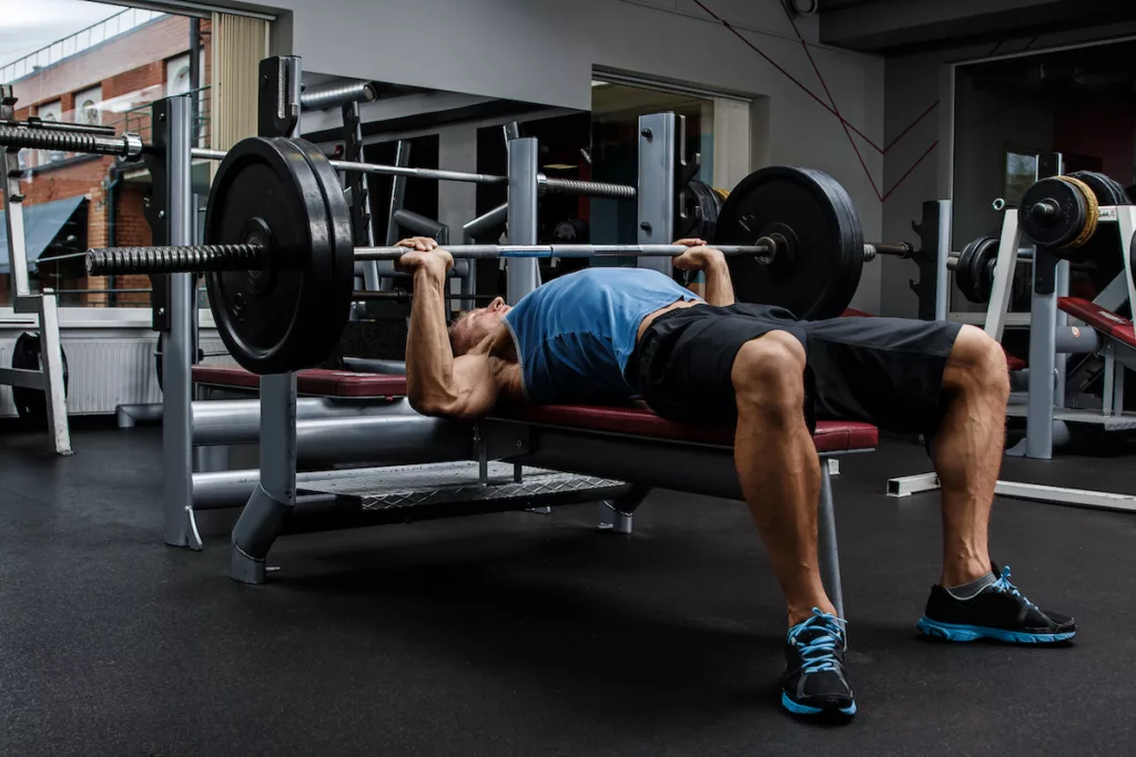 tempo training for strength: Bench press