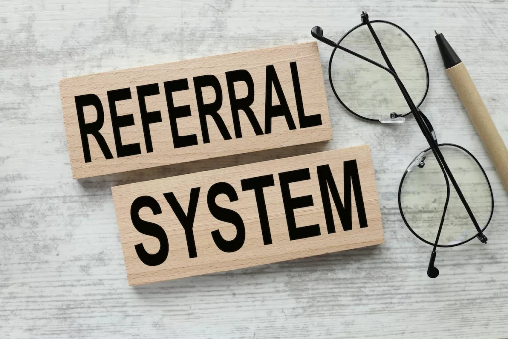 start a fitness business: referral system